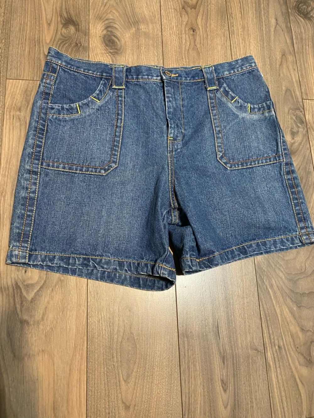 Vintage 90’s Faded Glory Dark Blue Denim Women's Shorts